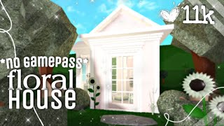 BLOXBURG: *no gamepass* Floral House (11K) | SpeedBuild