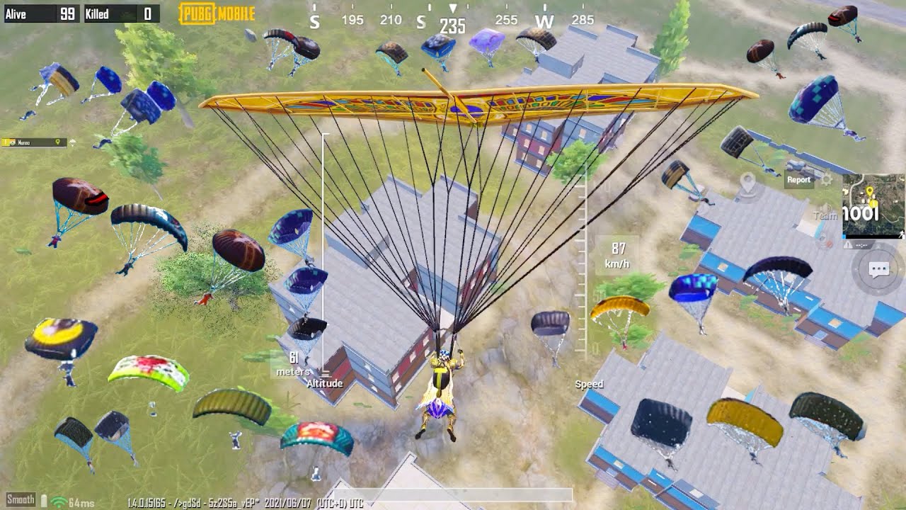 Wow!!😱REALLY SO EPIC LANDING in HERE🔥 Pubg Mobile