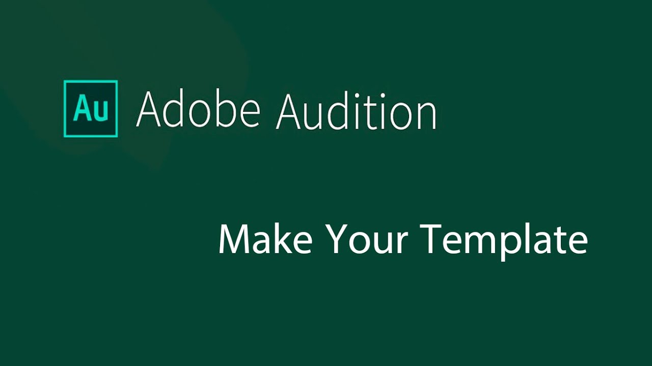 How to make your own voice Template YouTube