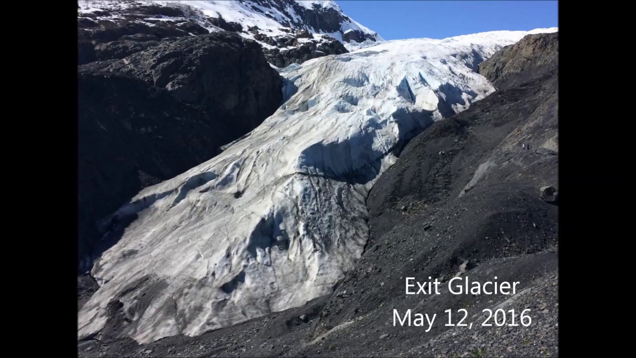 2016 exit glacier retreat may to september dissolve youtube
