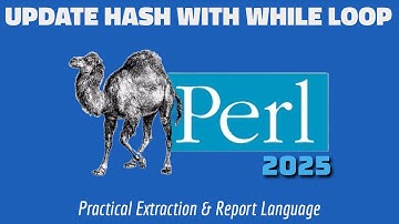 Perl While Loop & Hash Update: Easy Guide with User Input 2025