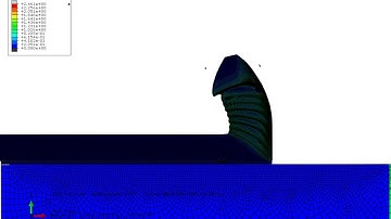 Abaqus explicit orthogonal cutting of AISI1045 sacrifice layer PE 2 example 4