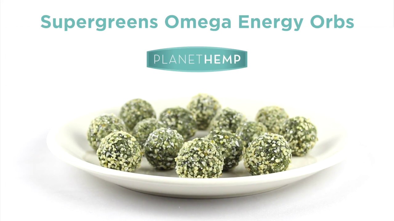 Supergreens Omega Energy Orbs | Planet Hemp Recipe