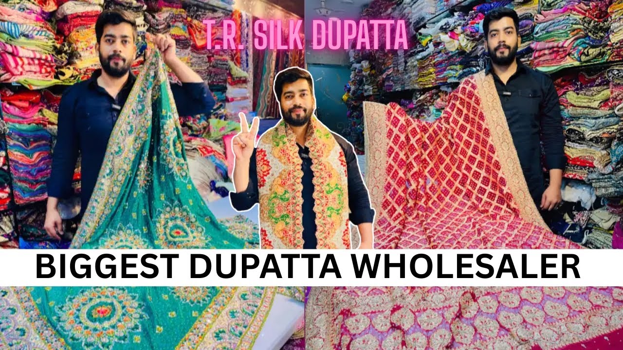 Premium & Designer Dupatta from Biggest Wholesaler & Manufacturer of Amarcolony.