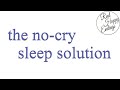The No-Cry Sleep Solution - Elizabeth Pantley (Summary)