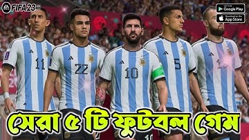 TOP 5 Football Game For Android 2023 | Best Football Game in The World Android & IOS