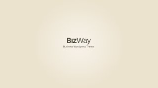 BizWay - Simple and Responsive WordPress theme