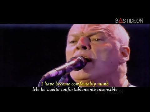 Pink Floyd - Comfortably Numb (Sub Español + Lyrics)