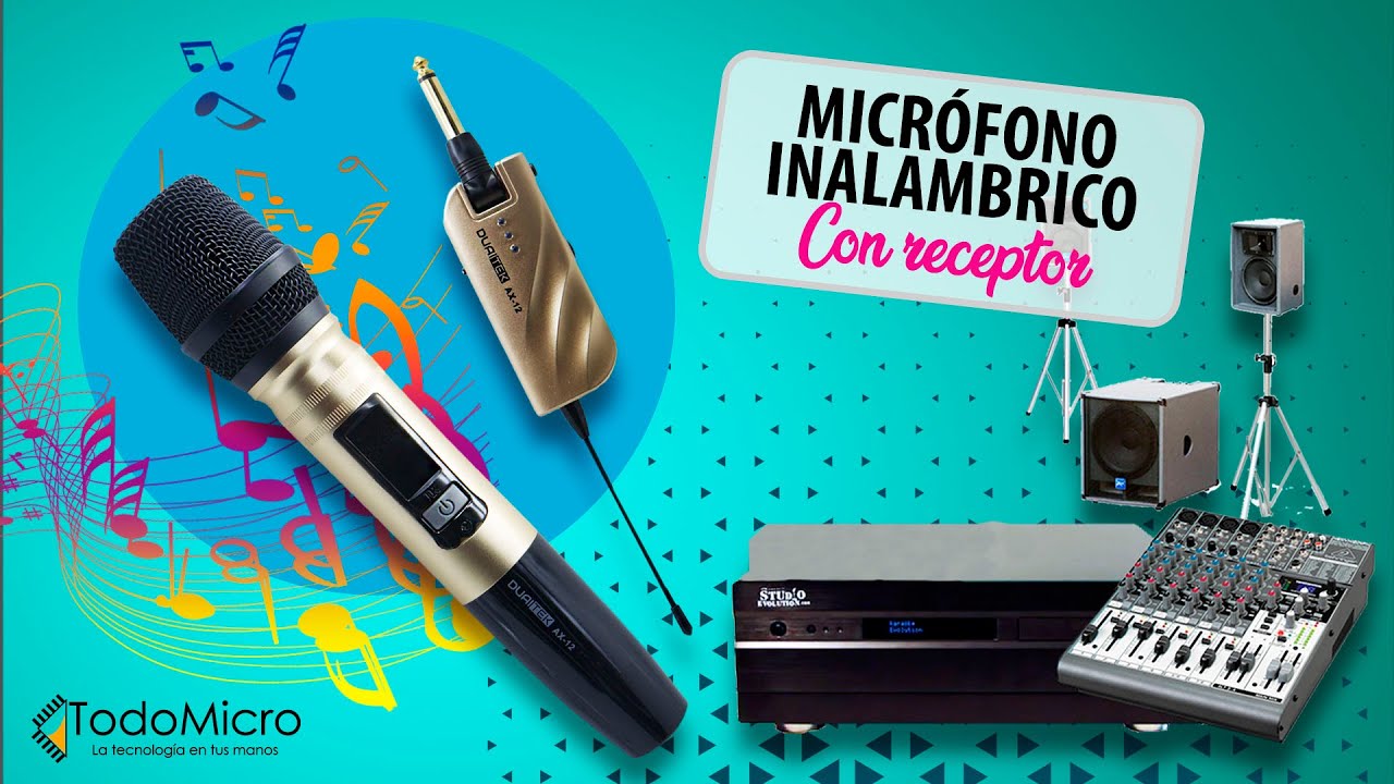 MICROFONO INALAMBRICO CON RECEPTOR