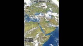 Middle East 24 Hour Satellite Weather | April 05, 2026 #shorts