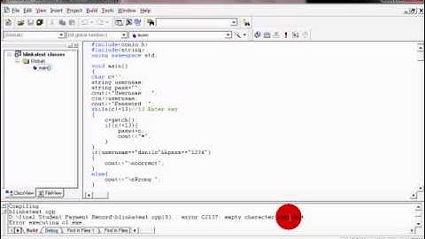 Password hide  character in c++