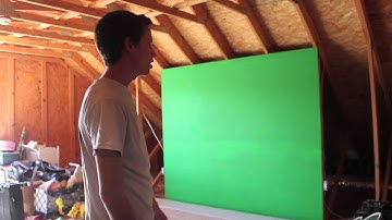How we Made our Green Screen