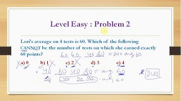 GRE Quantitative Reasoning : Averages (Problems) Part 2