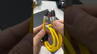 Customized Data Cable, Soft Silicon Surface, 100WCharging #shorts #unboxing screenshot 5