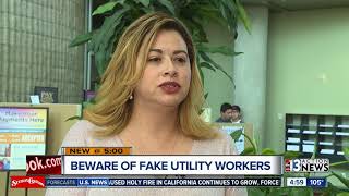 Beware of fake utility workers