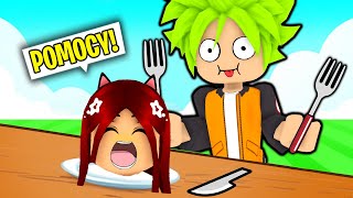 ZJEDZ MNIE ABY PRZEJŚĆ DALEJ | Roblox Eat me! 2 Player Obby