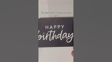 3 ways to use white heat embossing powder on your next project! #heatembossing