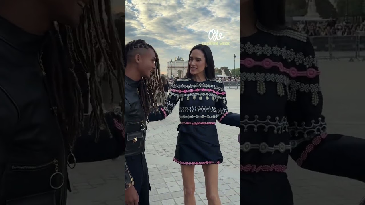 et au défilé #jadensmith #jenniferconnelly #lv #louisvuitton #abacapress