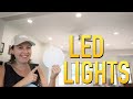 LED Wafer Lights in our DIY House Build... how we installed and how it&#39;s going so far