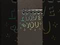 lettering 3D I love u using scratch paper🖋️💫#ytviral #ytshort #shortsfeed #trendingshorts #shorts