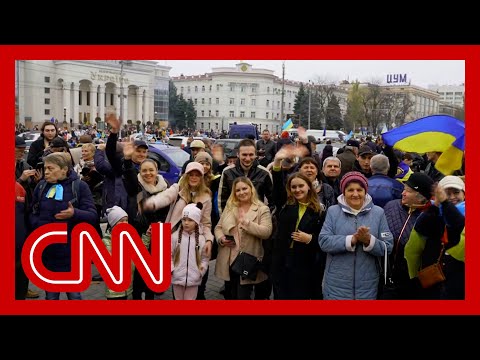 CNN on the ground as Kherson celebrates liberation