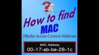 How To Get MAC Address In Windows7/10