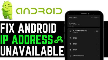 How To FIX ANDROID IP ADDRESS UNAVAILABLE! | BEST NEW METHOD 2025!