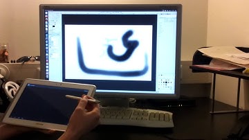 using Android tablet to paint in GIMP