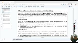 circuit switching vs packet switching#tech #technology #learning #learn #views #students #study #yt