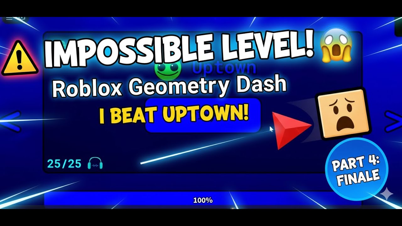 Roblox Geometry Dash : The FINAL Impossible Challenge - YouTube