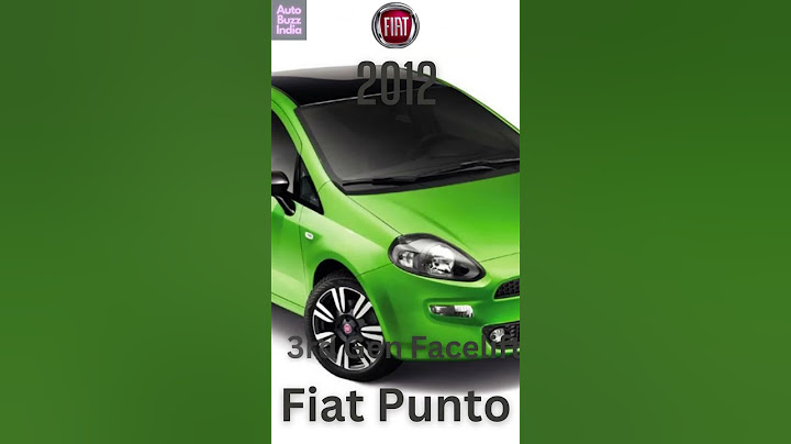 Evolution Fiat Punto #shorts