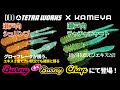 【TETRA WORKS×かめや釣具】コラボカラー２色が３種類のワームで発売！【萩原徹氏による解説アリ！】