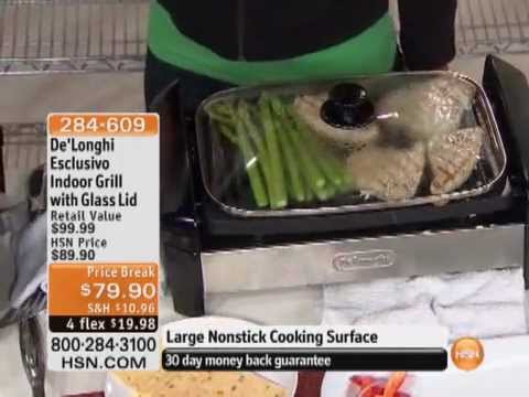 14 Nonstick Electric Indoor Grill with Glass Lid