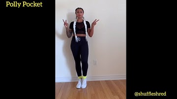 Polly Pocket (Crossblade) Running Man - Shuffle Dance Tutorial • SHUFFLE SHRED