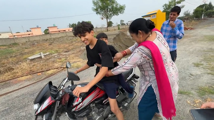 Finally Piyush Ko Bike Chalani Aagyi 😍