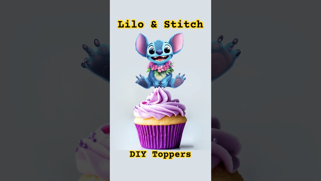 Lilo & Stitch Party Printables - digital decor - party decorations 