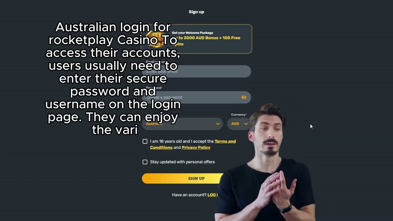 Rocketplay Casino App Interface