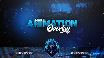 How To Make Animation Stream Overlay In Android | Gaming Animation Stream Overlay | Overlay Tutorial