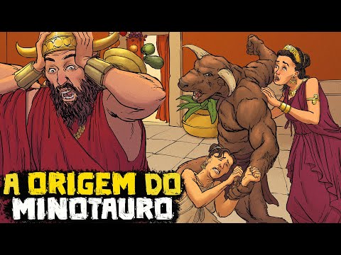 A Origem do Terrível Minotauro - Mitologia Grega em Quadrinhos - Foca na História