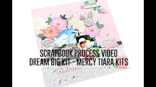 Scrapbook Process Video - Using Ephemera to Create Interest / Dream Big Kit / Mercy Tiara Kits
Layered flowers and watercolor splatters come together for this feminine layout of daughter and her summer league swim session award this past summer. Fussy cut flowers are mixed with colored and foiled flowers from the ephemera packs to create a diagonal line across the page, uniting all the elements.
Mercy Tiara Kits - https://mercytiarakits.com/
**********
Places you can find me;
Instagram http://instagram.com/suzlee72
Facebook – crafty https://www.facebook.com/SuzannaScraps
YouTube http://www.youtube.com/c/SuzannaLee
*Affiliate links provided Scrapbook Process Video - Using Ephemera to Create Interest / Dream Big Kit / Mercy Tiara Kits