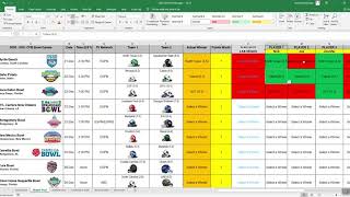 Detalles 2020 College Football Bowl Prediction Pool Manager Demo Guía