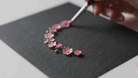 AI ASMR Brush Magic 🌸 Drawing Sparks Flowers, Feathers & Glitte