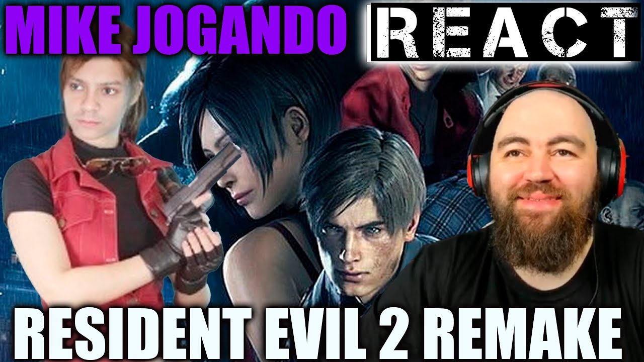 REACT MIKE JOGANDO RESIDENT EVIL REMAKE 2 - YouTube