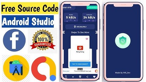 free vpn app source code android studio with admob ads facebook ads 2022