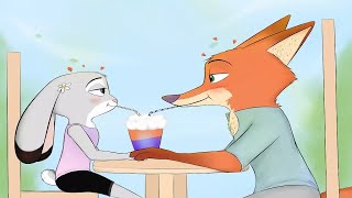 Zootopia Comic | Nick x Judy | Double Dating with Nick and Judy