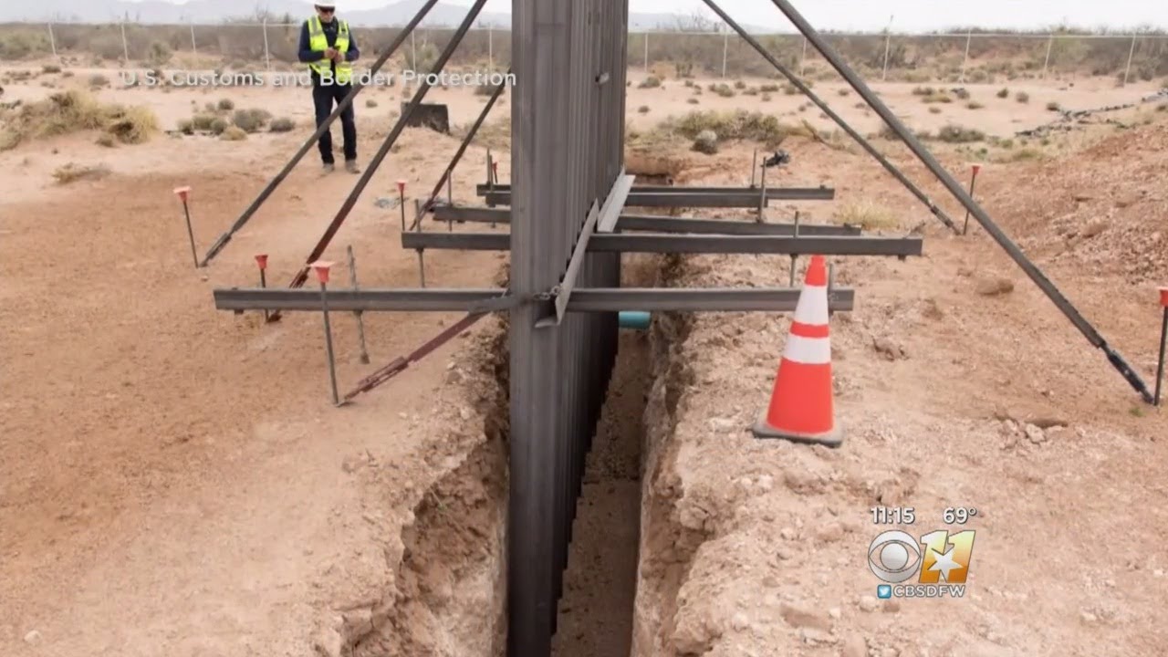 Crews Break Ground For Wall Construction In El Paso YouTube