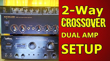 2Way CrossOver DUAL AMP SETUP - How to Setup Active Crossover - Guide