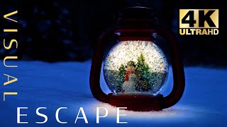 Winter Snow with a Snow Globe - 4K UltraHD Sights and Sounds screenshot 1