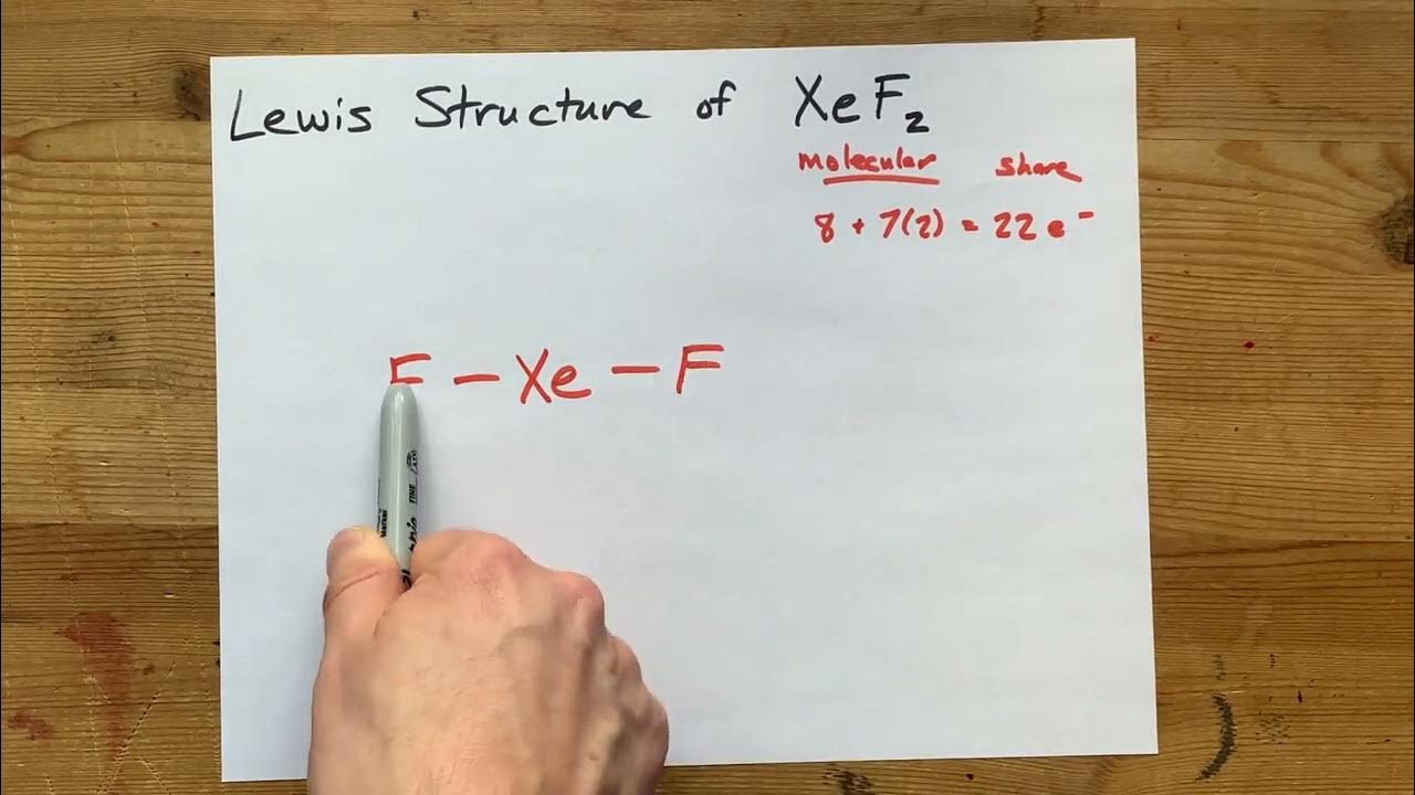 Lewis Structure of XeF2 YouTube