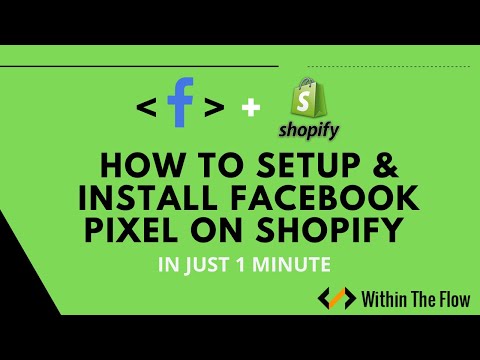 How to Setup & Install Facebook Pixel on Shopify in 1 Minute - 2020
